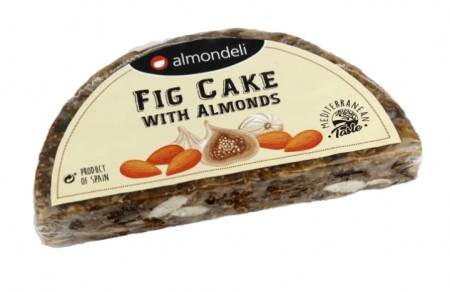 Fikenkake med mandler halv 250g, Almondeli