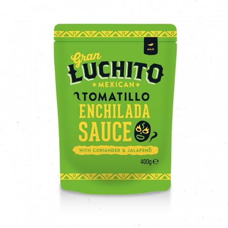 Green enchilada cooking sauce pouch 400g