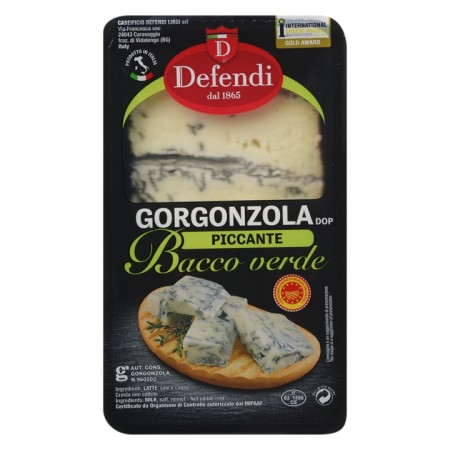 Gorgonzola piccante bacco verde DOP 200 g