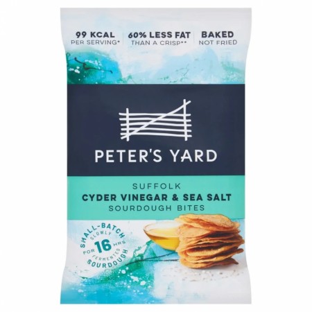 Suffolk Cyder Vinegar & Sea Salt Sourdough Bites 90g