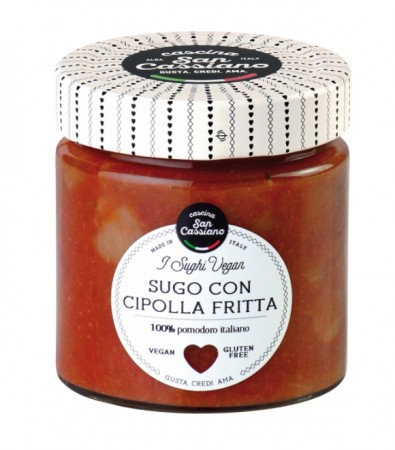 Tomatsaus med stekt løk, 190g