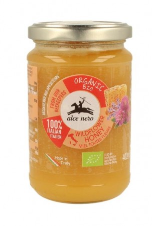 Honning Miele di Millefiori Alce Nero økologisk 400g