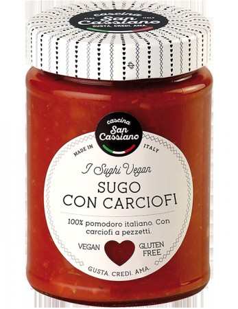 Tomatsaus med artisjokker, 290g