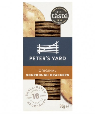 Sourdough Crackers Original 90g, Peters Yard