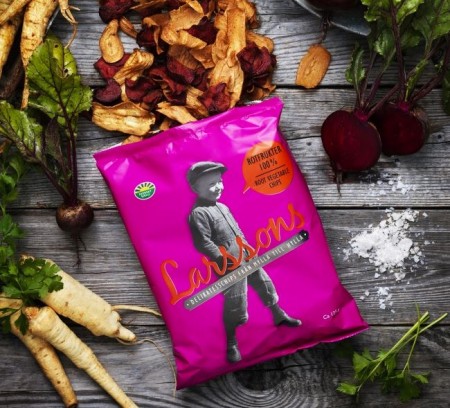 Larssons rotfruktchips 125grams