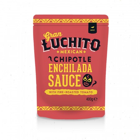Red enchilada cooking sauce pouch 400g