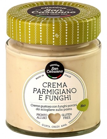 Kremet saus m/ Parmigiano Reggiano og steinsopp, økologisk