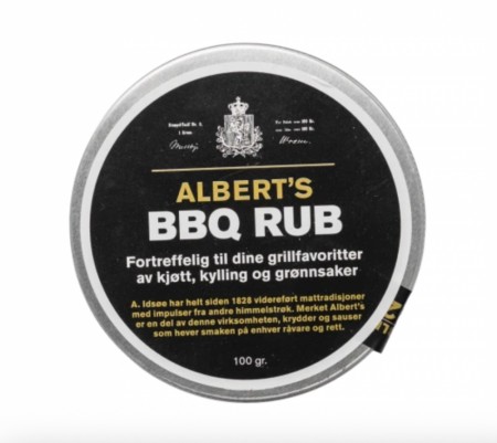 Albert’s BBQ rub 100g, Idsøe