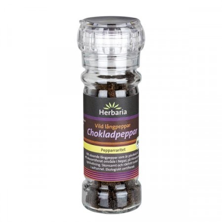 Vild langpepper - Sjokoladepepper 40gr kvern