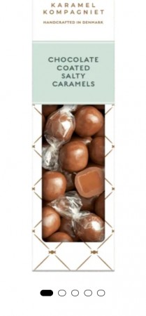 Creamy Caramels with seasalt in Milk Chocolate 109g, Karamel Kompagniet