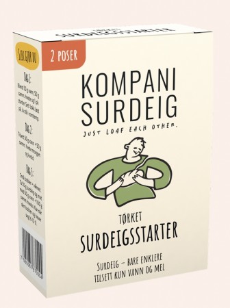 Surdeigsstarter 2-pakk, Kompani Surdeig