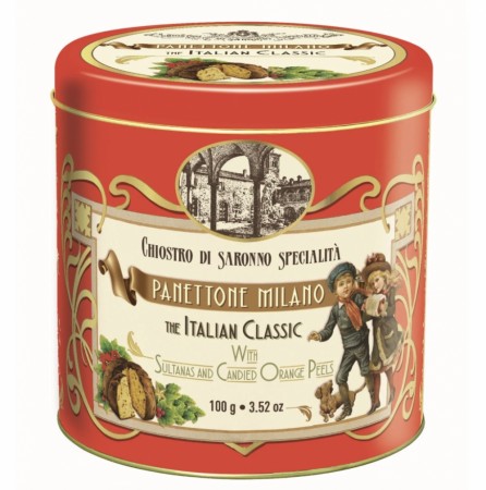 Panettone Classico metal tin Vintage 100g
