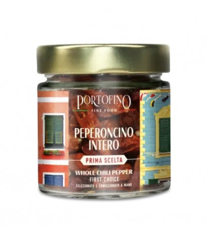 Peperoncino (tørket hel chili) 40g, Portofino