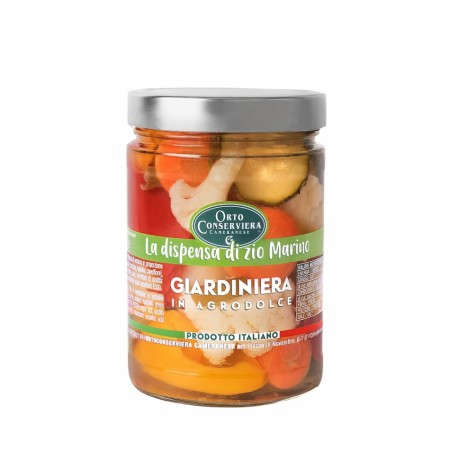Giardiniera in Agrodolce 580ml grønnsaker i sursøt lake