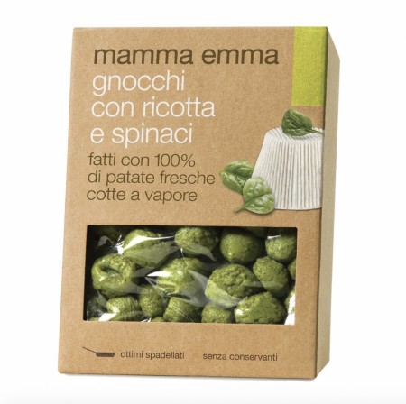 Gnocchi med ricotta og spinat, mamma emma